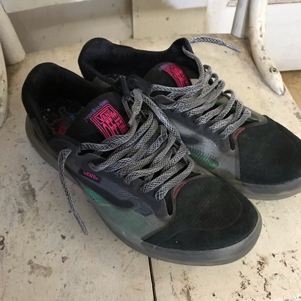 Men’s Vans EVDNT Ultimate Waffle The Sighting Black Skateboard Sneakers